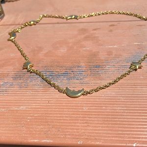 Star and moon necklace
